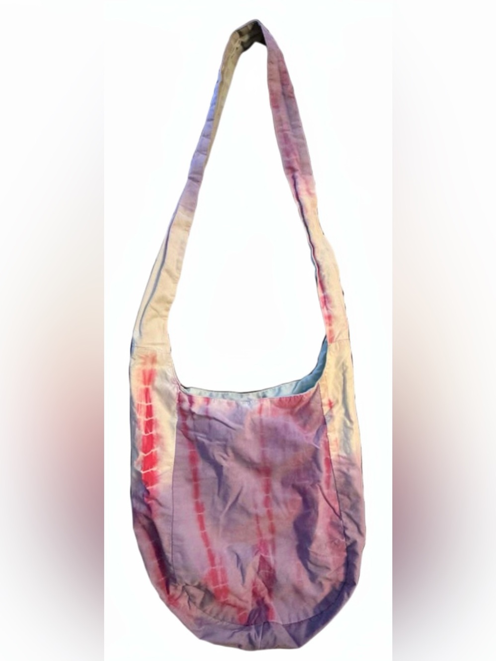 Cotton Tie-Dye Sling Crossbody Boho Hippie Bag